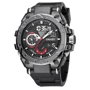 Reloj Digital Analógico LED de Doble Hora SMAEL 8060, Resistente al Agua, Reloj Masculino, Fábrica de Relojes de Pulsera al por Mayor - Product Image 1