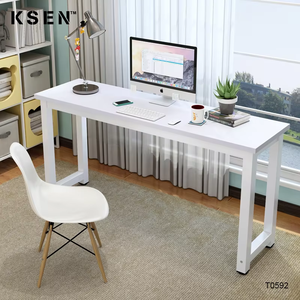 कार्यालय सम्मेलन छात्र लेखन या घर उपयोग के लिए नए आधुनिक लकड़ी के डेस्कटॉप कंप्यूटर डेस्क - Product Image 3