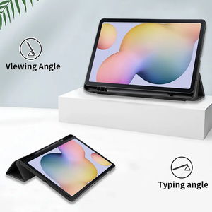 Para <span class=keywords><strong>Samsung</strong></span> <span class=keywords><strong>Galaxy</strong></span> <span class=keywords><strong>Tab</strong></span> S10 <span class=keywords><strong>Lite</strong></span> S10 FE S9 FE SM-X510 11 pulgadas Magic Tri-fold PU Funda de cuero con ranura para bolígrafo - Product Image 5