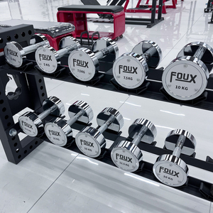 Thép Mới phòng tập thể dục sức mạnh thiết bị thép quả tạ trọng lượng đào tạo Electroplated quả tạ - Product Image 3