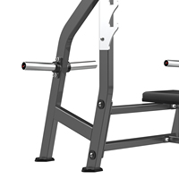 Banc de musculation plat Realleader, équipement d'entraînement multifonctionnel pour la musculation à domicile et en salle de sport commerciale