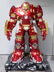 Sculpture en résine FRP 3D personnalisée de 110 cm grandeur nature du célèbre personnage de film américain Tony <span class=keywords><strong>Stark</strong></span> pour les décorations de Noël - Product Image 6