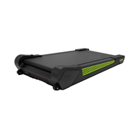 Tapis de course intelligent 2.25HP à inclinaison silencieuse pour l'exercice à domicile Portable sous le bureau Affichage LED APP Télécommande Petit fonctionnement silencieux
