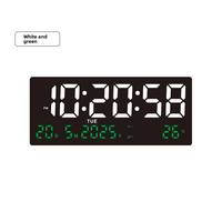 Intelligenter Elektronischer LED Digital-Wecker mit Kalender - Für Zuhause & Büro Batteriebetrieben Quadratisches Zeitgenössisches Design