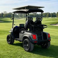 Voiturette de golf électrique personnalisable 5KW AC, 2 places, batterie lithium 48V, châssis métallique, pour terrains de golf et communautés
