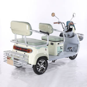 Bicicleta Coche Pedicab E Utility Trike <span class=keywords><strong>Trimoto</strong></span> Scooters Carga Movilidad UTV 60V Pasajero Eléctrico Triciclo Acero Motorizado Conducción - Product Image 4
