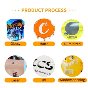 Bolsas de Mylar al por Mayor en Existencia, 3.5g 7g 14g 28g, con Cierre Hermético, a Prueba de Olores, para Dulces, Hierbas, Flores, Galletas, Empaque de Productos Comestibles - Product Image 4