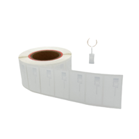 Étiquette RFID passive UHF miniature WYUAN CK, longue portée 860-960 MHz, autocollant en PVC, gestion des fichiers de bibliothèque, suivi des archives et des documents