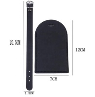 Étiquettes de bagages, étiquette d'identification de nom de valise, étiquette de bagage en cuir PU personnalisée pour hommes, femmes, Couples, cadeau de voyage de mariage
