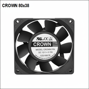 Ventilador Axial DC Crown 8038 SERVERT1 para Bebidas - Product Image 1
