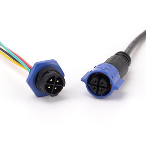 Разъем M20 (штекер/гнездо) для быстрого подключения, водонепроницаемый IP68, медный, 600В, 2-жильный, мини-кабель, корпус из ПВХ, для электриков - Product Image 3