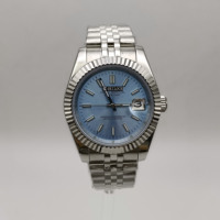 Reloj de Pulsera de Acero Inoxidable de Moda, Lujoso y Elegante, Mecánico Automático NH35 SEILOCE, Clásico y Sencillo, de Excelente Calidad