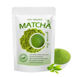 Qualità 100% cibo Macha polvere di tè verde in polvere biologica per la vendita estratto di tè verde Matcha cerimoniale