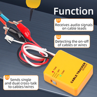 Testeur de câble réseau SIXIANTO RJ45 RJ11 FTTH, outil de test de câblage, traceur Ethernet LAN