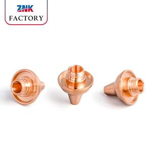 Repuestos para Cabezal Láser de Corte de Fibra Precitec, Compatible con <span class=keywords><strong>MAZAK</strong></span> 3D, Boquilla de Corte Láser de 1.5-3.5mm D10.5 H12 M5, Cobre - Product Image 4