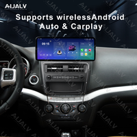 Aijia Populaire Écran de contrôle central de voiture 12,3 pouces avec navigation Android, Android Auto sans fil et CarPlay pour DODGE JOURNEY 2013-2016