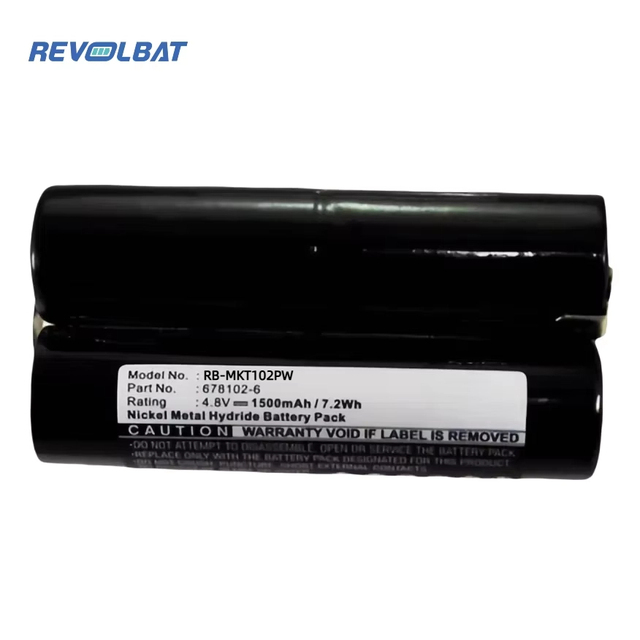 Revolbat High Quality 4.8V 1500mAh RB-MKT102PW  Long Life Stable Performance NI-MH Suitable for 6040D Power Tools Battery