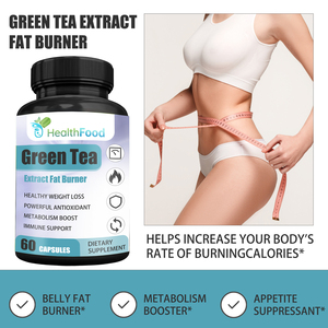 Cápsulas de Extracto de Té Verde para Adultos de Marca Privada, Quemador de Grasa, Favorecen la Pérdida de Peso Saludable, Cápsulas Antioxidantes Potentes - Product Image 5