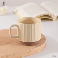 Mug à café en porcelaine personnalisé, style nordique moderne, couleur unie, haute qualité, pour couple, cadeau d'affaires, usage domestique, compatible micro-ondes et lave-vaisselle