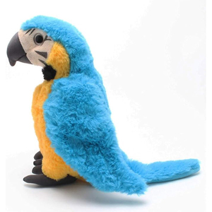 Peluche de Loro Realista Multicolor Verde <span class=keywords><strong>Rojo</strong></span> <span class=keywords><strong>Azul</strong></span>, Juguete de Pájaro Súper Suave, Muñeco de Peluche, Regalos para Niños, 9.8 Pulgadas - Product Image 3