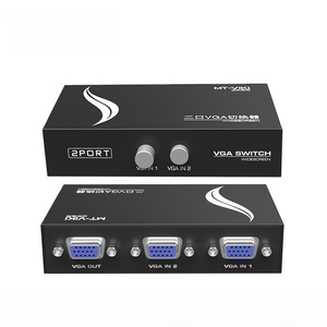 2 4 cổng VGA Switcher 4 2 trong 1 ra 1 trong 2 ra hai chiều chia sẻ video lẫn nhau máy chủ máy tính bên ngoài VGA TV màn hình Selector - Product Image 2