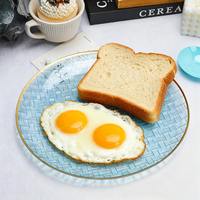 Assiettes jetables modernes en plastique PS à motif tressé de 7 et 10 pouces avec bord doré Wuxitopteam CN pour l'hôtellerie, les restaurants, la restauration et les fêtes