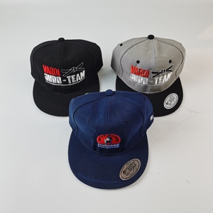 Adjustable <strong>Flat</strong> Hip Hop <strong>Hats</strong> Plain 6 Panel Blank Custom Snapback Caps <strong>Hat</strong> With Embroidery Logo - Product Image 4
