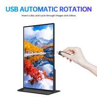 Pantalla Digital Vertical de 75/85 Pulgadas 4K HDR, Pantalla Táctil LCD Android para Publicidad en Ascensores, Centros Comerciales y Pisos