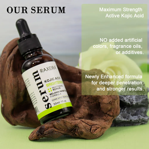 Suero Facial Natural de Ácido Kójico para Blanquear, Iluminar y Unificar el Tono de Piel, 30 ml, Venta al Por Mayor, Marca Privada - Product Image 4
