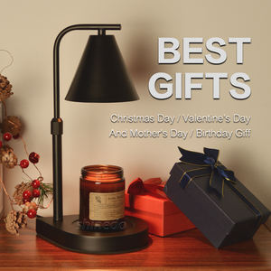 Lámpara Calentadora de Velas de Madera, Adornos <span class=keywords><strong>para</strong></span> el Hogar, Calentador de <span class=keywords><strong>Cera</strong></span> Eléctrico Multifuncional, Luz Regulable, Lámparas de Noche <span class=keywords><strong>para</strong></span> el Hogar, Regalos - Product Image 6