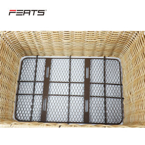 Cesta <span class=keywords><strong>trasera</strong></span> de poliratán <span class=keywords><strong>para</strong></span> <span class=keywords><strong>bicicleta</strong></span>, con piezas de montaje, gran espacio, fuerte y duradero, 49x32x22cm - Product Image 4