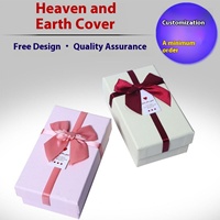 Coffret Cadeau de Parfum Haut de Gamme Personnalisé, Boîte Rigide pour Rouge à Lèvres Couvercle Ciel et Terre, Cosmétiques Recyclables pour la Saint-Valentin et Noël, Effet Vanishing
