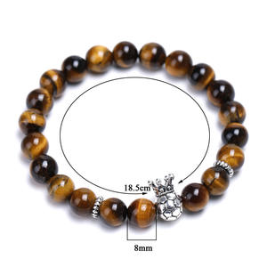 Bracelet de compétition de Football pour hommes, couronne de balle, breloques en pierre naturelle, Bracelet de Football pour <span class=keywords><strong>les</strong></span> Fans de Football, cadeaux - Product Image 6