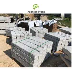 Baldosa de suelo de granito para exteriores, pavimento de granito blanco pulido de China, G603, piña