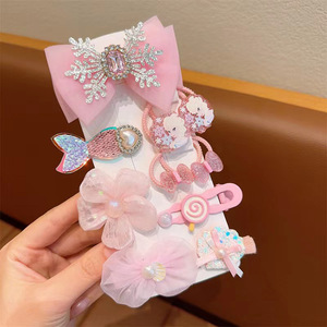 Accessoire pour cheveux de <span class=keywords><strong>sirène</strong></span>, clip latéral accessoire pour cheveux de <span class=keywords><strong>petite</strong></span> princesse, ensemble d'accessoires pour cheveux de bébé Super Fairy - Product Image 5