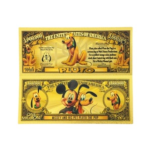 6 Diseños <span class=keywords><strong>de</strong></span> <span class=keywords><strong>Billetes</strong></span> Conmemorativos <span class=keywords><strong>de</strong></span> Anime Americano con Hoja <span class=keywords><strong>de</strong></span> Oro <span class=keywords><strong>de</strong></span> $1 Millón, Billete con Hoja <span class=keywords><strong>de</strong></span> Oro del Pato Donald - Product Image 2