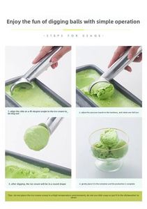 ช้อนอลูมิเนียมอัลลอยด์คุณภาพสูง ทนทาน ใช้ในครัวเรือน ตักไอศกรีม ตักขนมหวาน ตักแตงโม - Product Image 3