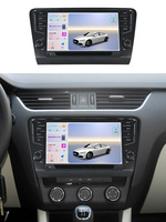 Navifly 8 cœurs 6+128 Go 4G LED WIFI BT Car-Play Auto Radio FM Multimédia GPS Car-Play Auto pour Skoda Octavia 2 A5 2014-2019