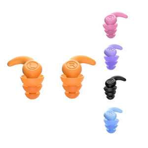 Wasserdichte Silikon-Ohr stöpsel für den Schlaf Schall dichte Musik geräusch reduzierung Gehörschutz Sicherheit Ohr stöpsel - Product Image 1