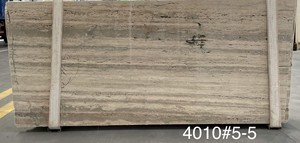 Venta al por mayor de fábrica, losa de travertino pulido moderno, azulejos de piedra natural a prueba de agua para Villa, Hotel, paredes, pisos, carril - Product Image 5