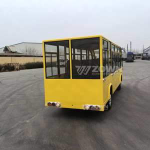Autobús Turístico Eléctrico Semiabierto Equipado con Aire Acondicionado, Autobús de Transporte Turístico para Todo Clima, 8-23 Asientos, 2 Años de Garantía - Product Image 3