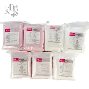 KDS促销粉色透明白色指甲蘸粉，粉末蘸指甲