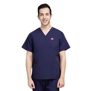 Wholesale Anti Wrinkle Fashionable Jogger <b>Pants</b> Multi-Pockets Nursing Medical Scrub Set Hospital Uniform - Product Image 4