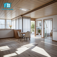 Maisons de cabines de conteneurs d'expédition pliantes modulaires extensibles pour maison minuscule de luxe mobile préfabriquée avec 3 chambres à coucher