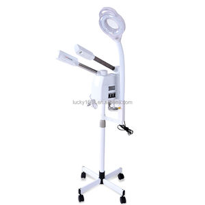 Lámpara de aumento con vaporizador facial para análisis de la piel, soporte de suelo ajustable de fábrica, venta al por mayor, 8x - Product Image 4