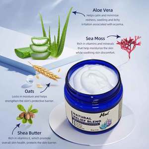 <span class=keywords><strong>Crema</strong></span> de Alivio Totalmente Natural Hecha con Musgo Marino y <span class=keywords><strong>Aloe</strong></span> <span class=keywords><strong>Vera</strong></span>, <span class=keywords><strong>Crema</strong></span> para Eccema, Calmante y Suavizante para Piel Sensible - Product Image 2