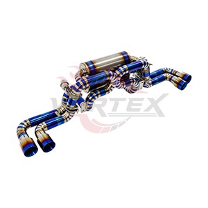Vortex Titanium Valvetronic <b>Exhaust</b> Mirror Polished Finish High Performance TIG Welded for Ferrari F360 3.6L V8 Performance - Product Image 3