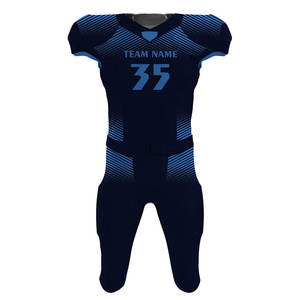 Uniforme de football américain personnalisable de qualité supérieure, respirant, grande taille, maillots de football pour équipe, vêtements personnalisés, uniforme sportif - Product Image 1