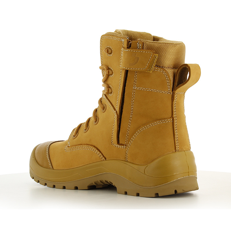 Safety Shoes Steel Toe Cap Army Boots Steel Toe Safety Shoes Camel