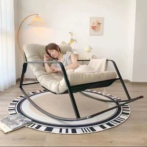 Sillón Reclinable Doble Tipo Mecedora, Popular en Internet, para Balcón, Sala de Estar, Ocio, Relajación, Dormitorio de Adultos, Descanso del Mediodía, Sofá Perezoso - Product Image 4